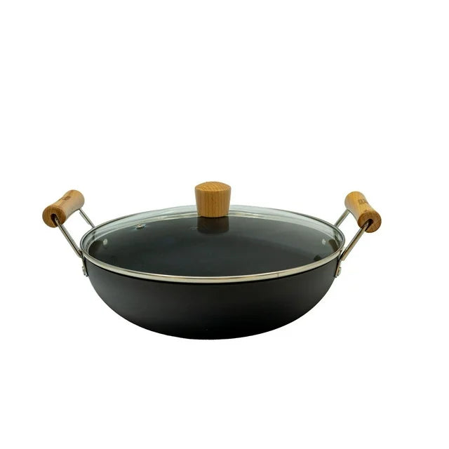 Verka Anodised Iron Karahi 28cm with Lid