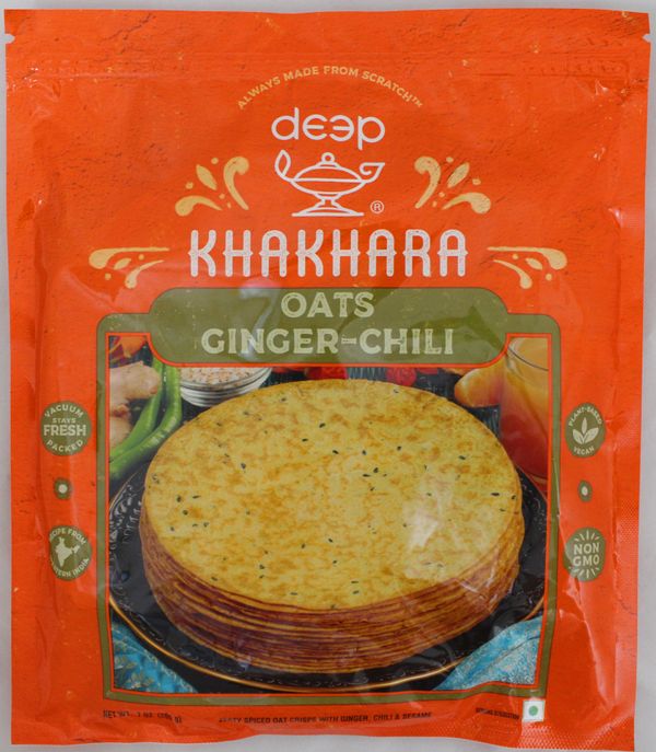 Deep Khakhara Oats Ginger Chili