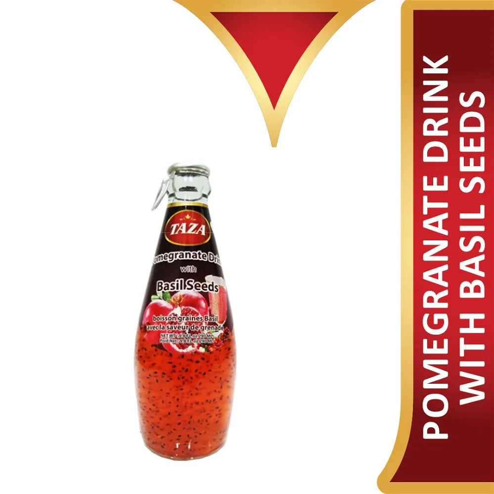 Taza Pomegranate Drink With Basil Seeds