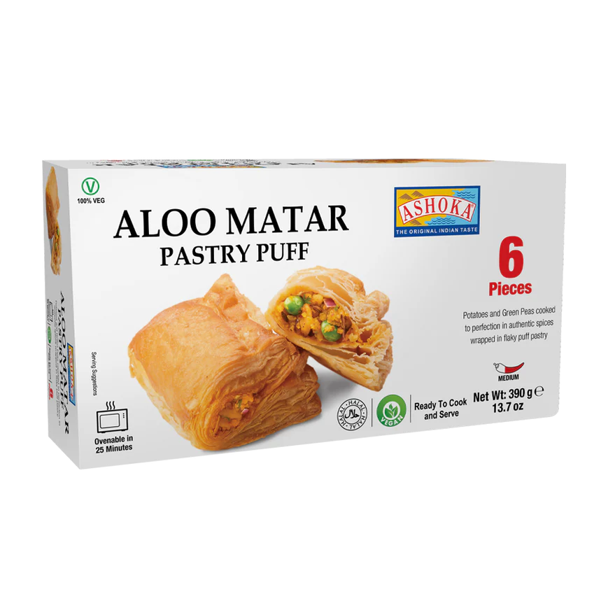ASHOKA FRZ PUFF PASTRY ALOO MATAR