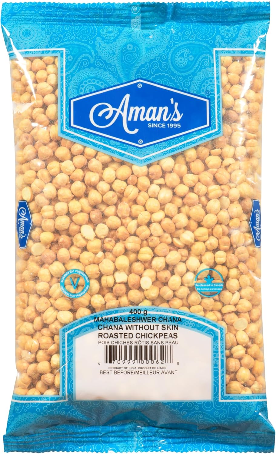 Aman's Roasted Chana w/o Skin