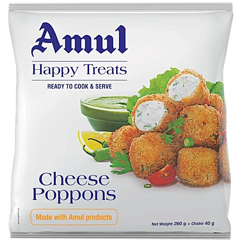 Amul - Frozen - Cheese Poppons