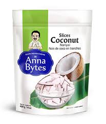 Anna Bytes Slices Coconut