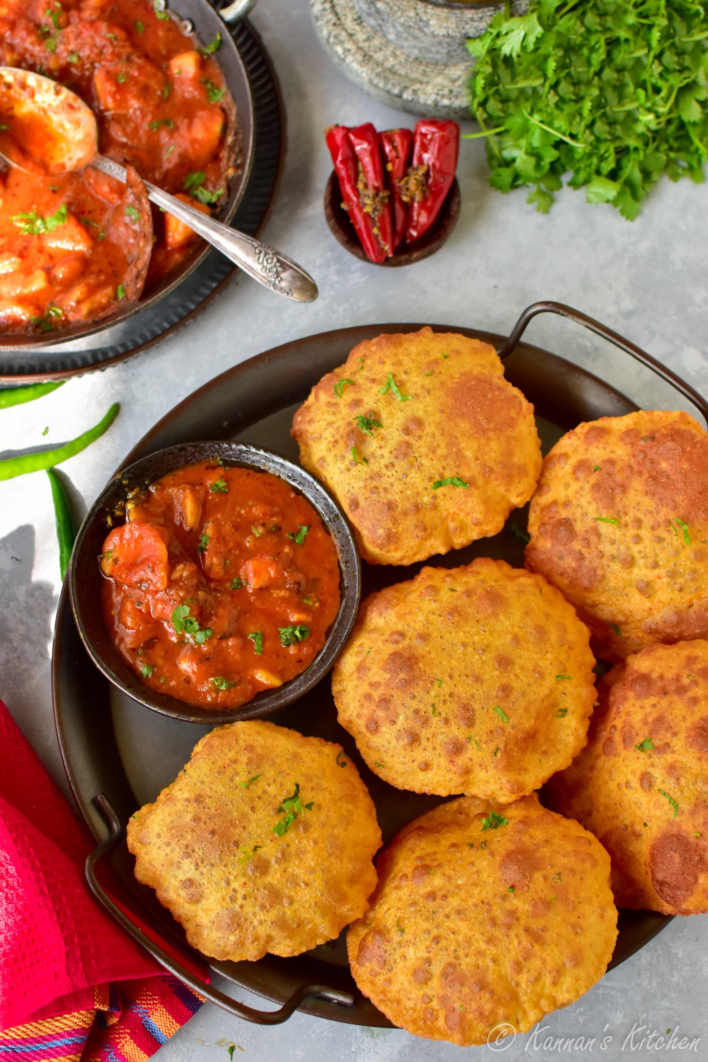 Aloo Sabzi Puri