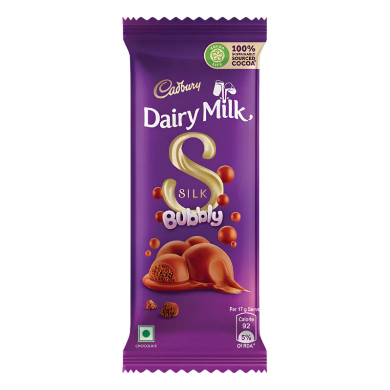 CADBURY DAIRY MILK SILK BUBBLY