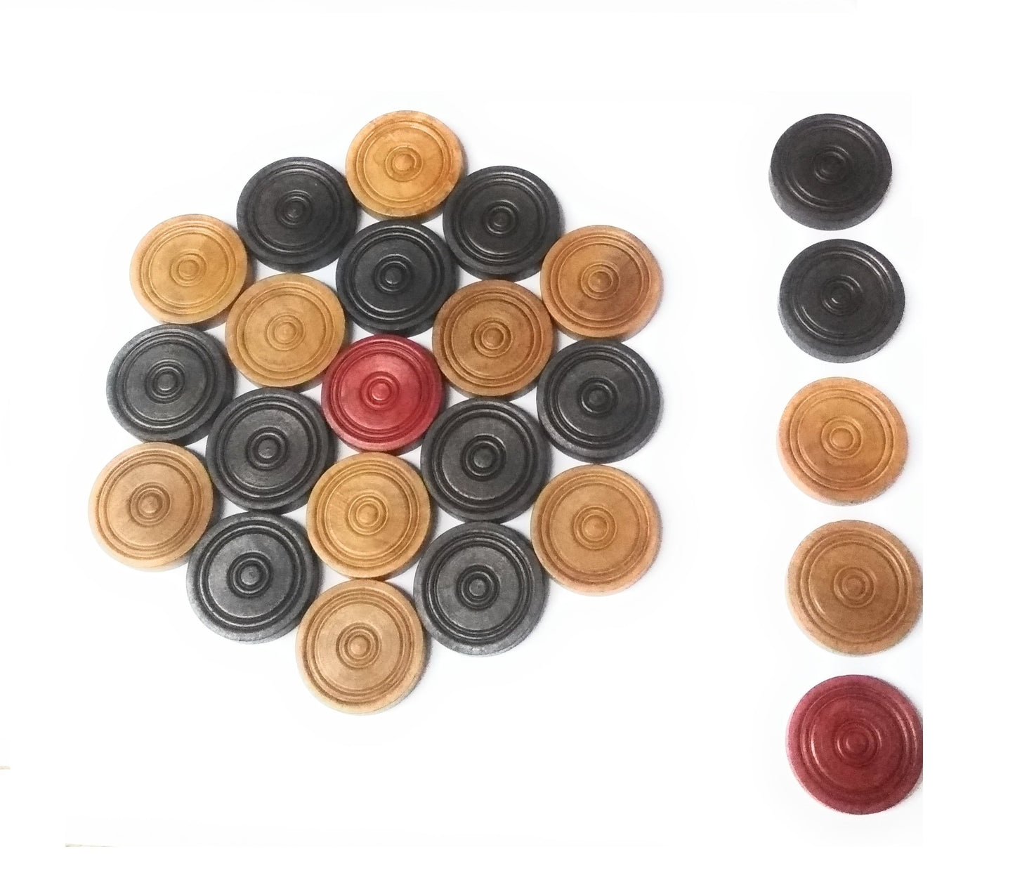 CARROM COINS SET PREMIUM