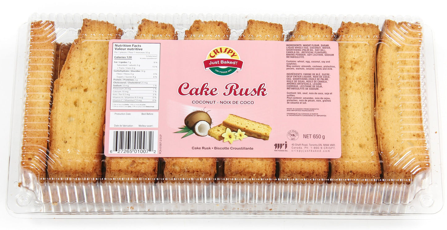 CRISPY CAKE RUSK COCONUT
