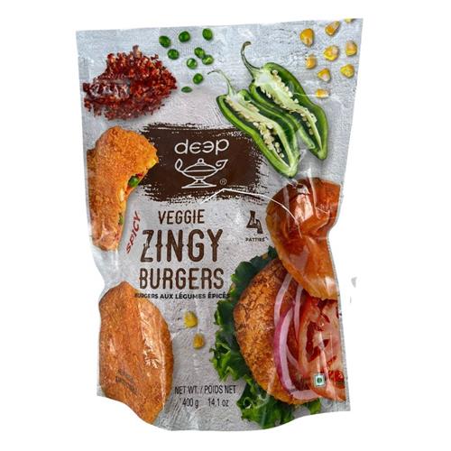 Deep Spicy Veggie Zingy Burgers