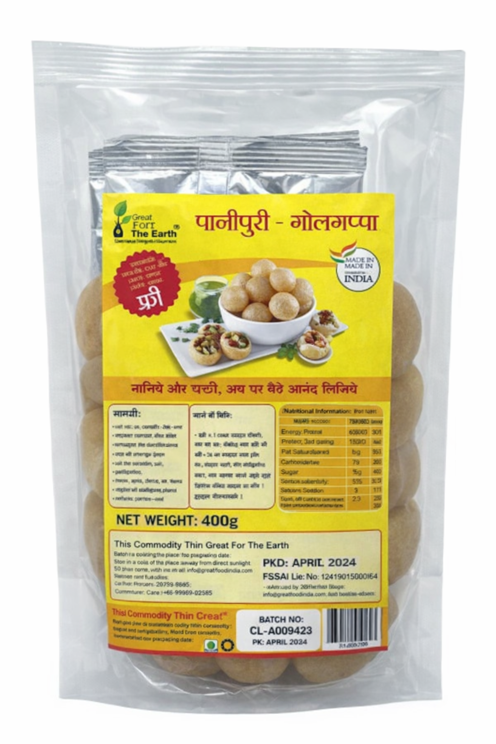 FTE Panipuri Golgappa