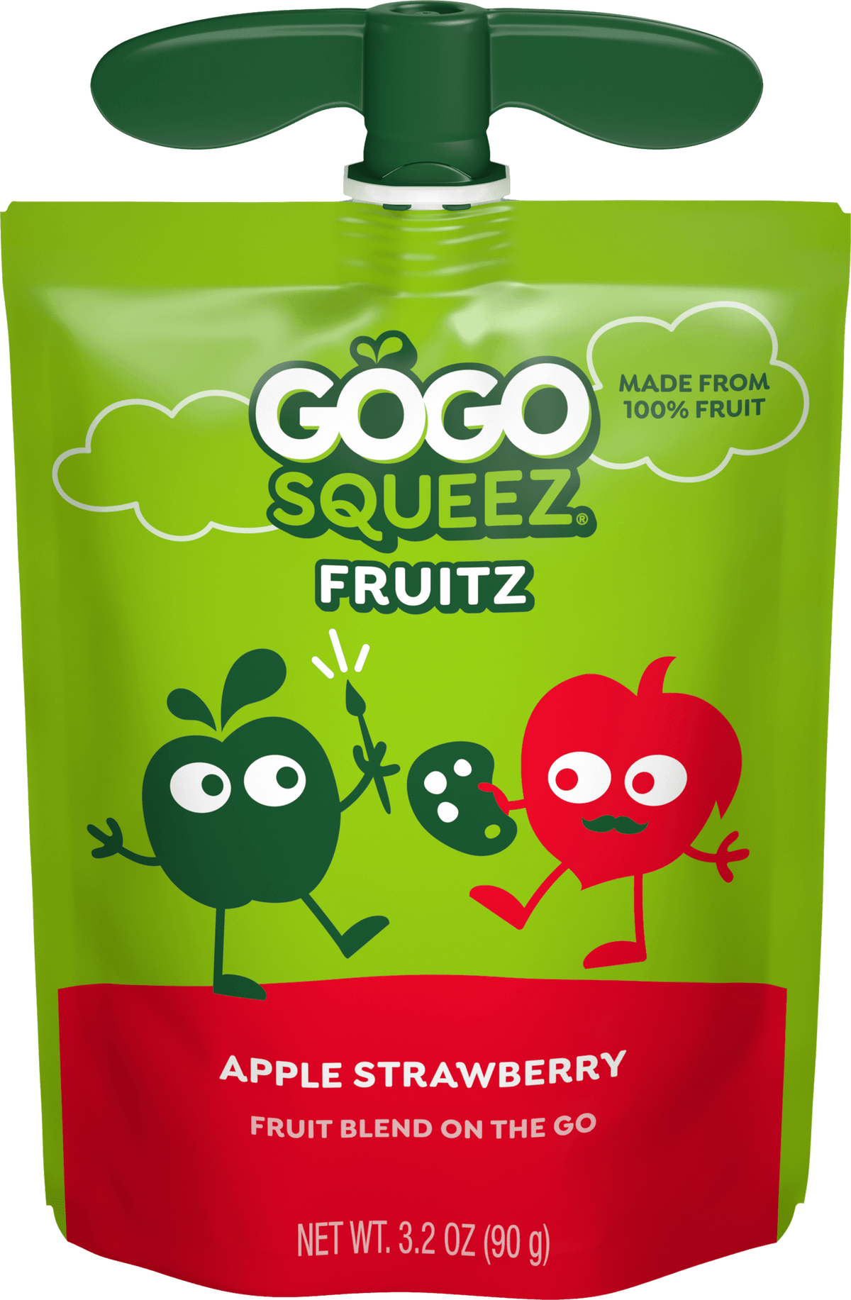 GOGO ORGANIC APPLE STRAWBERRY