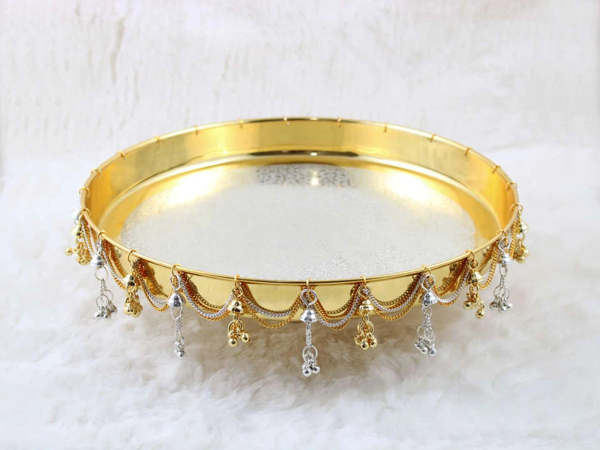 DECORATED THAALI(14 INCH)