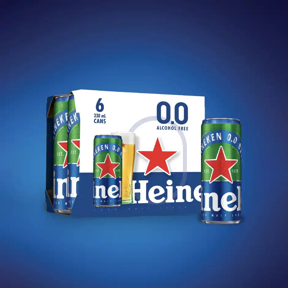 Heineken - Non Alcohol Beer - 0.0% Cans
