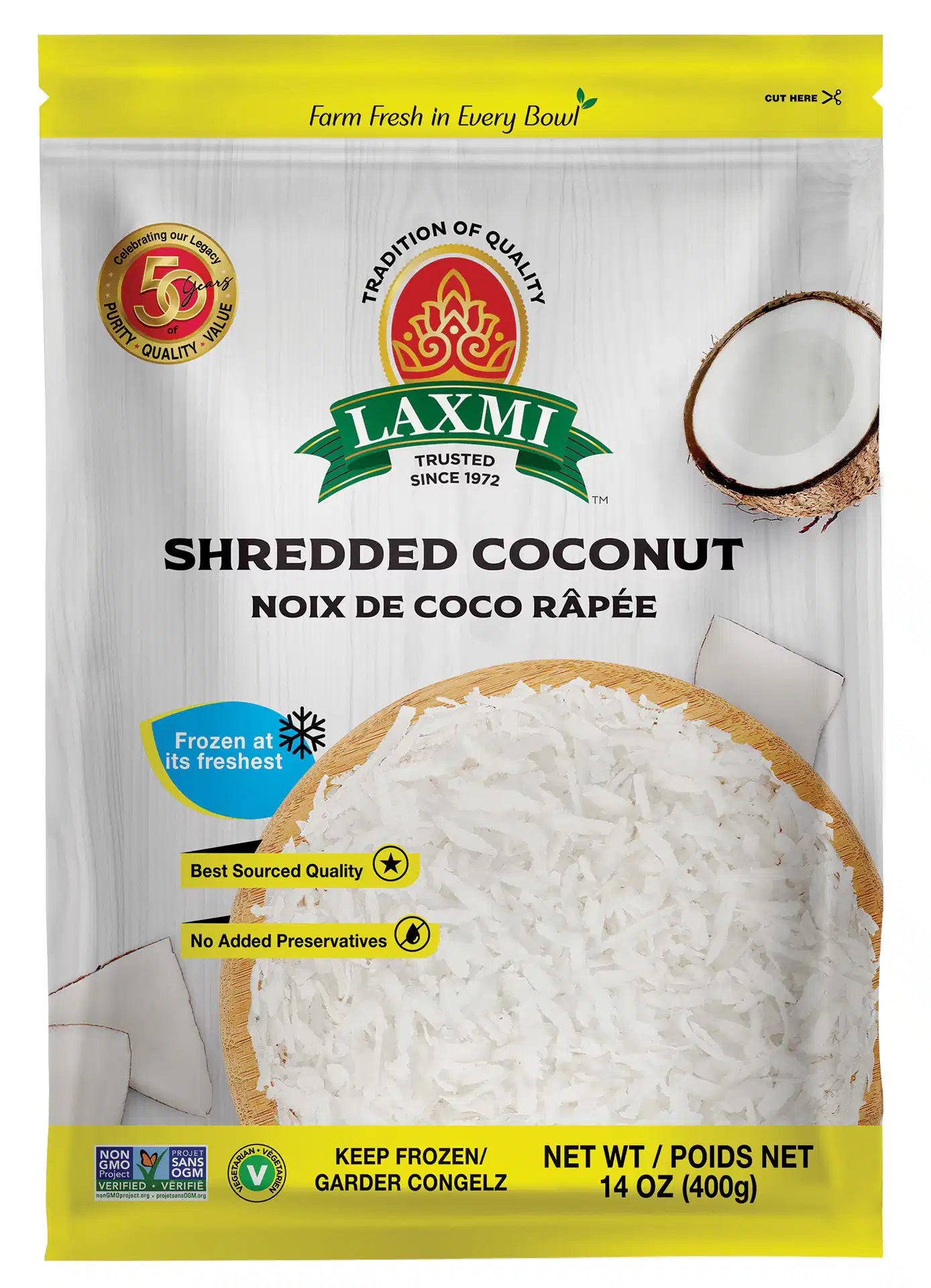 LX FROZEN SHREDDED COCONUT