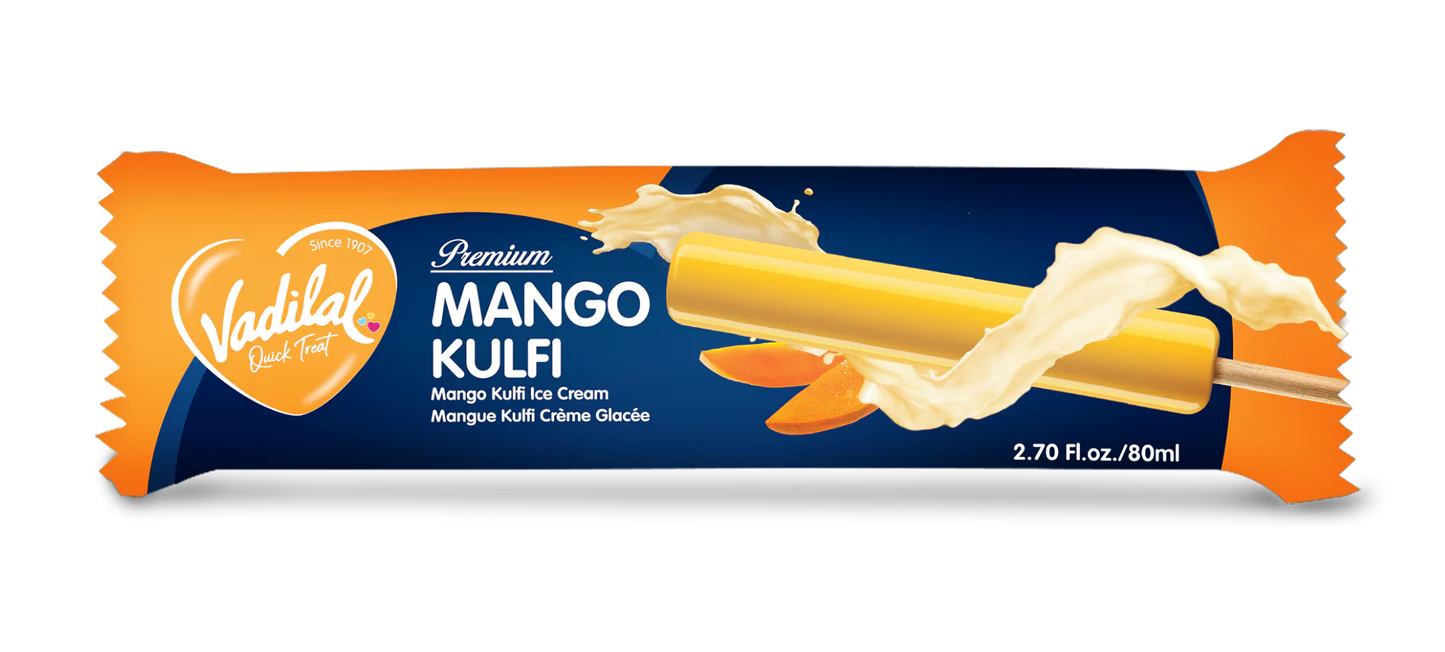 Vadilal Cylindrical Kulfi-Mango