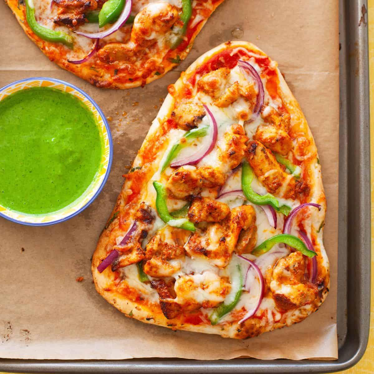 Naan Pizza Peri Peri Chicken