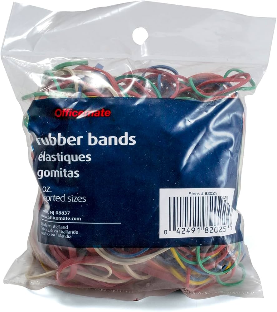O.WKS RUBBER BANDS 4OZ