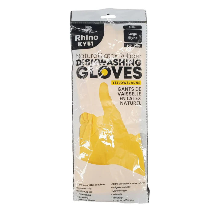 RHINO YELLOW LATEX DISHWASHING