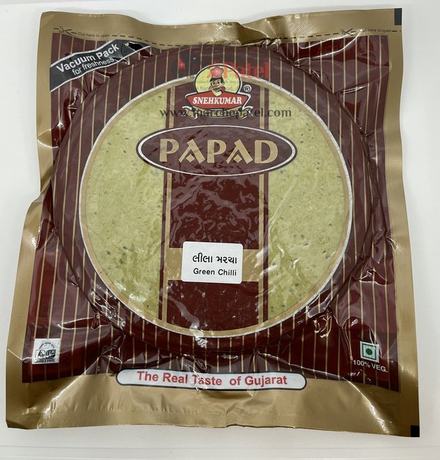 SK Rice Papad Green Chilli