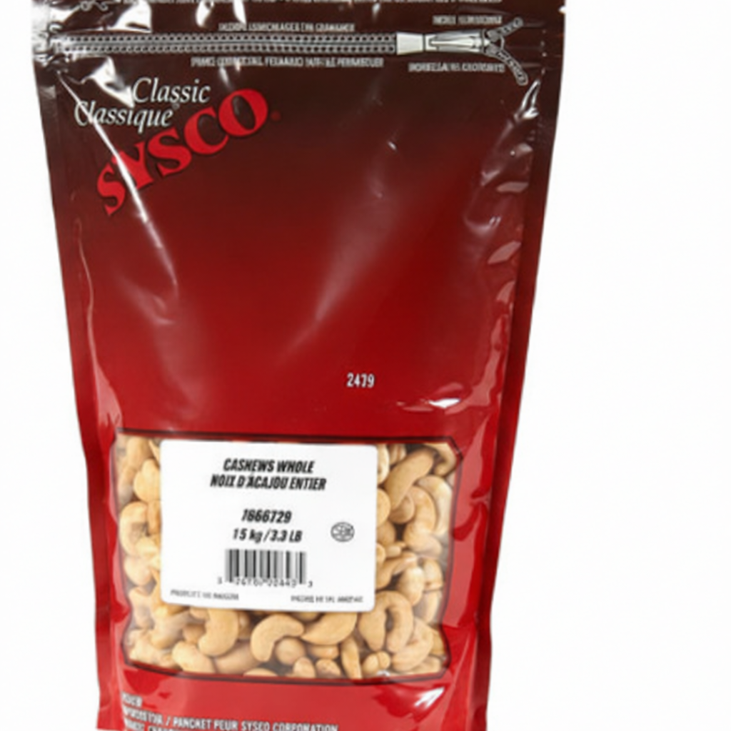SYSCO CASHEW WHOLE CANADA 1.5KGS