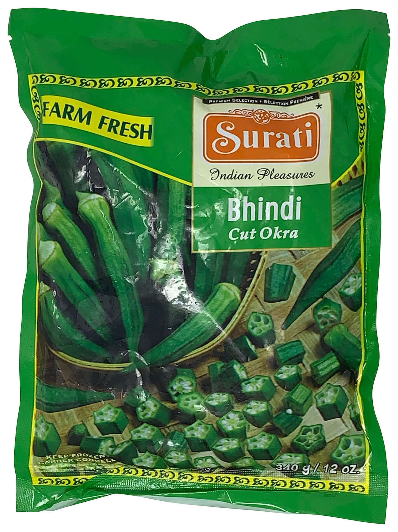 Surati Okra Cut