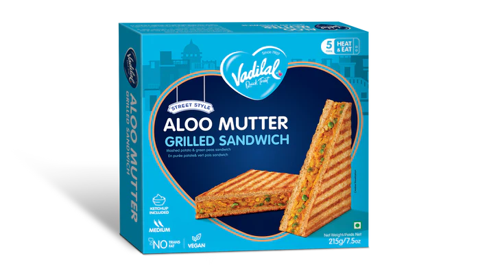 VADILA ALOO MUTTER SANDWICH