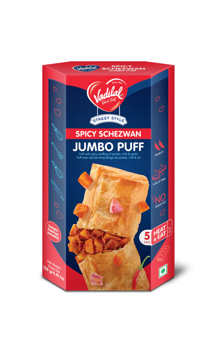 VADILAL SPICY SCHEZWAN JUMBO PUFF
