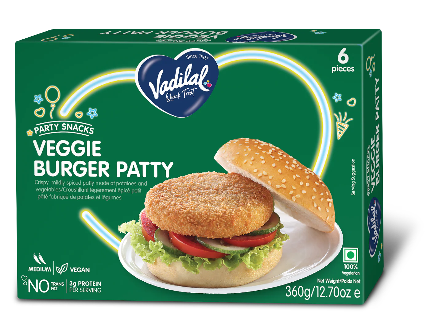 VADILAL VEGGIE BURGER PATTY