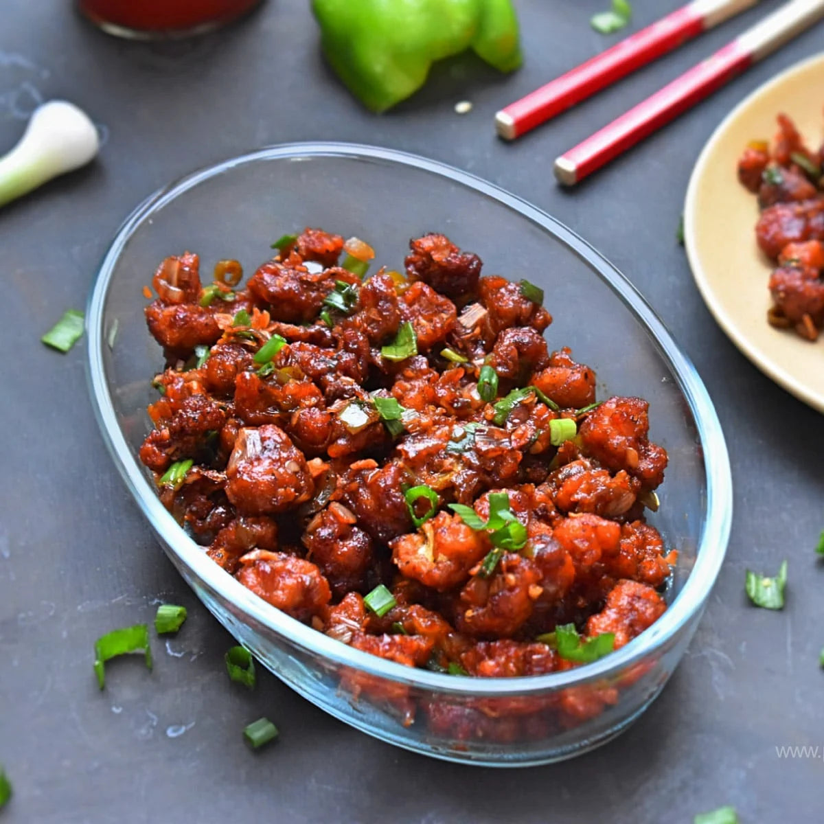 Veg Manchurian Gobhi Tray