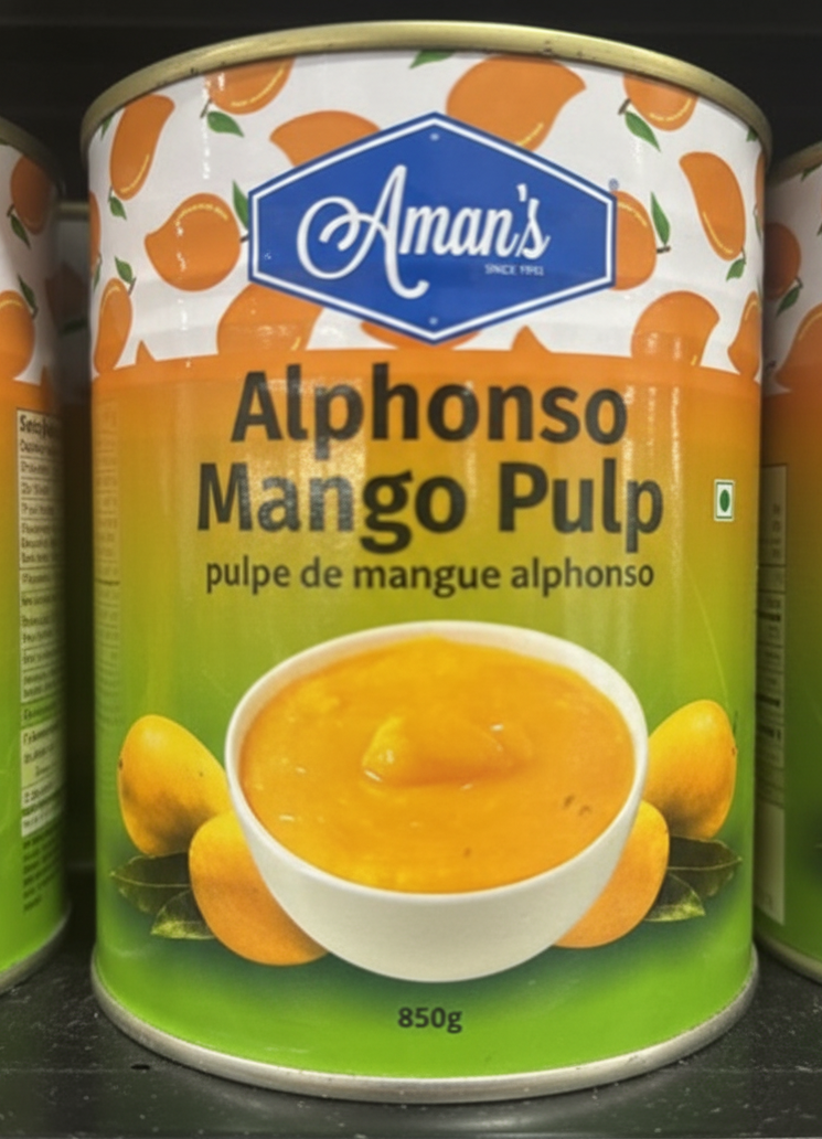 Aman's Alphonso Mango Pulp