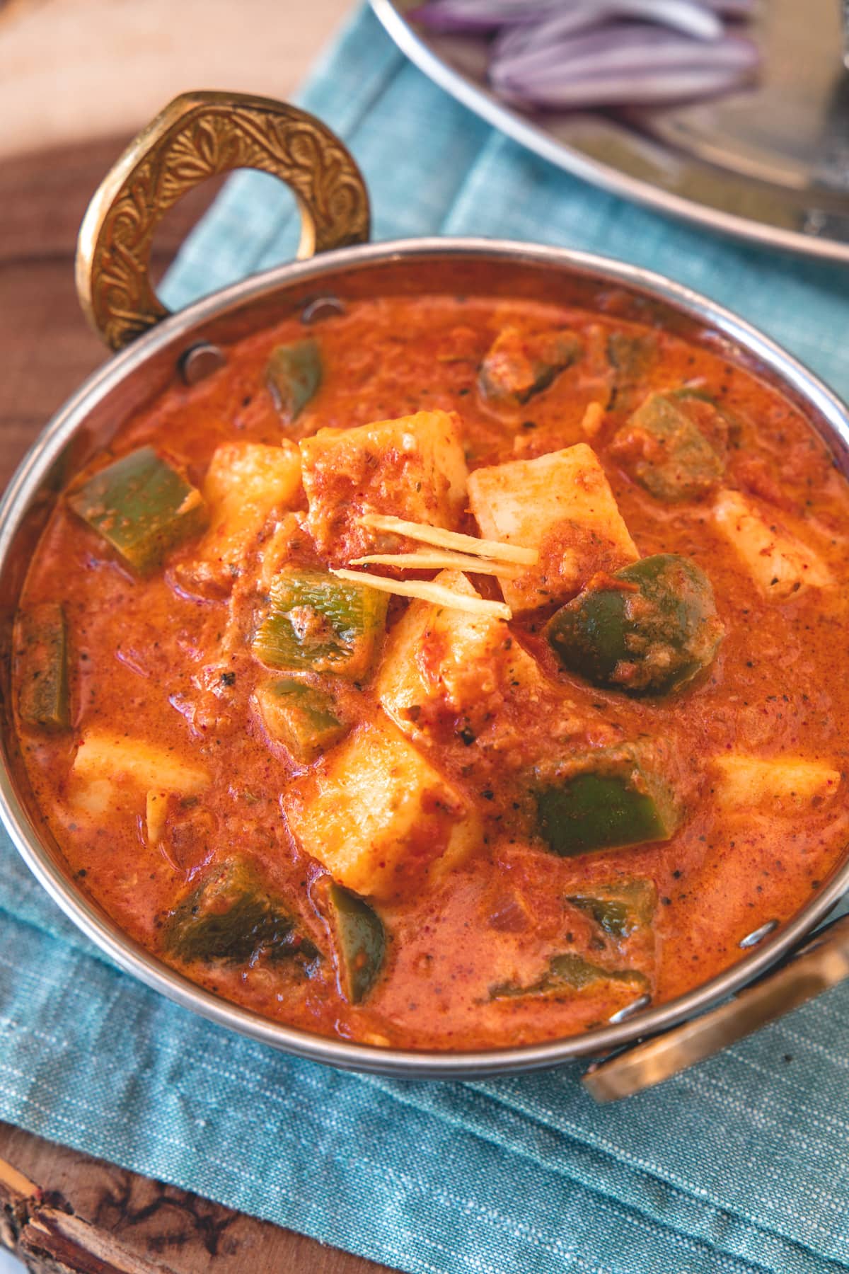 Kadai Paneer Tray
