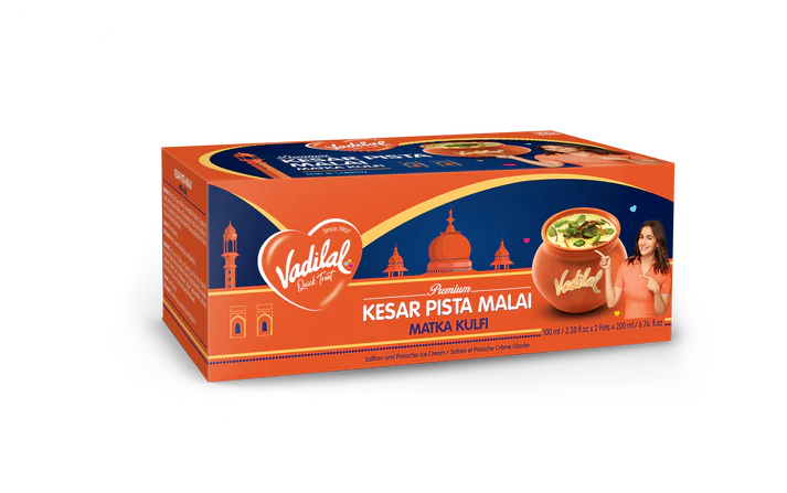 Vadilal Matka Kulfi Kesar Pista