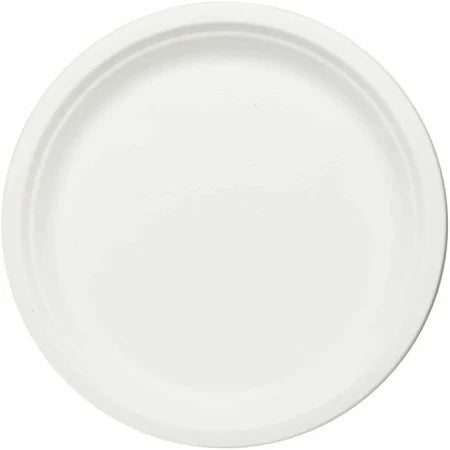 ECO - BIO CORNSTARCH 9" ROUND PLATE