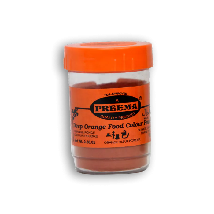 Preema Deep Orange Food Colour