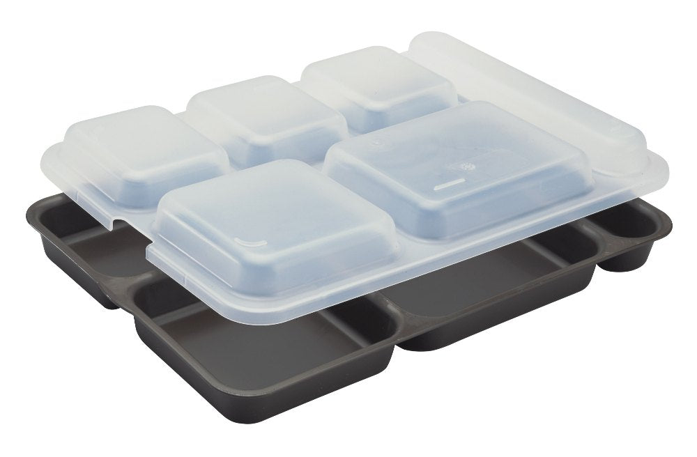 CF 6 COMPARTMENT PLASTIC TRAY 50