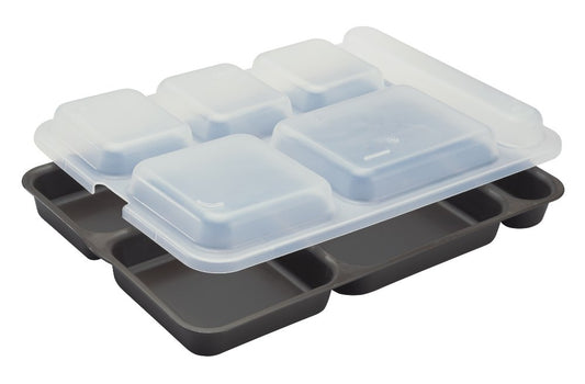 CF 6 COMPARTMENT PLASTIC TRAY 50