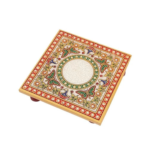 PUJA CHOWKI DECORATIVE MEENA(EACH)