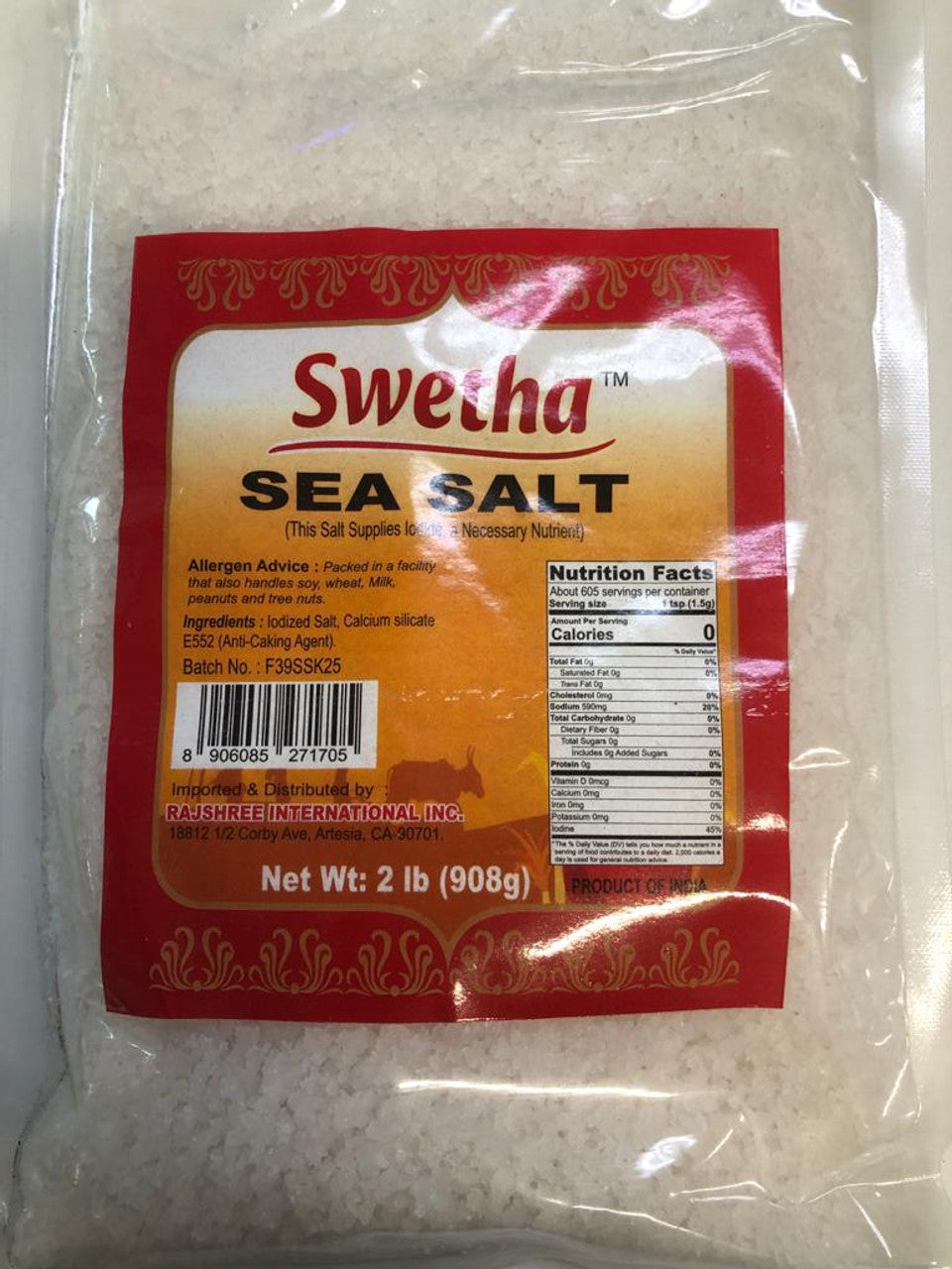 SWETHA- Sea Salt in Pet Jar