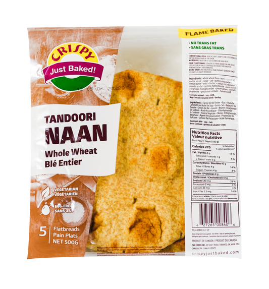 CRISPY NAAN WHOLE WHEAT TANDOORI