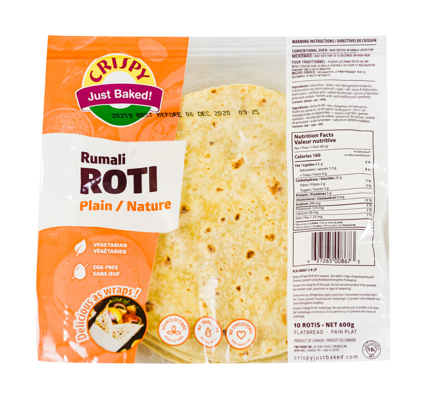 CRISPY ROTI RUMALI PLAIN