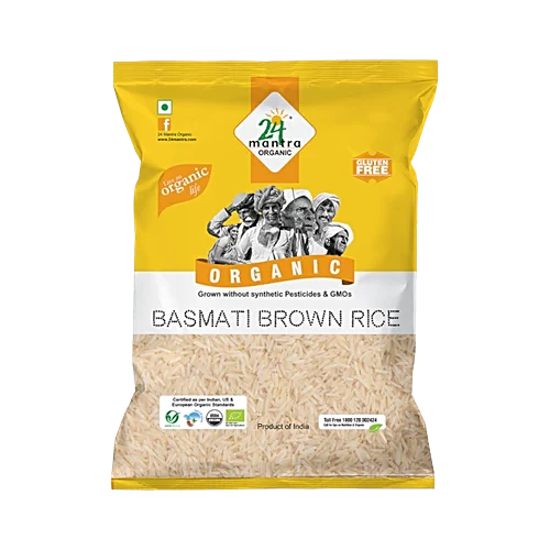 24M Organic Brown Basmati Rice