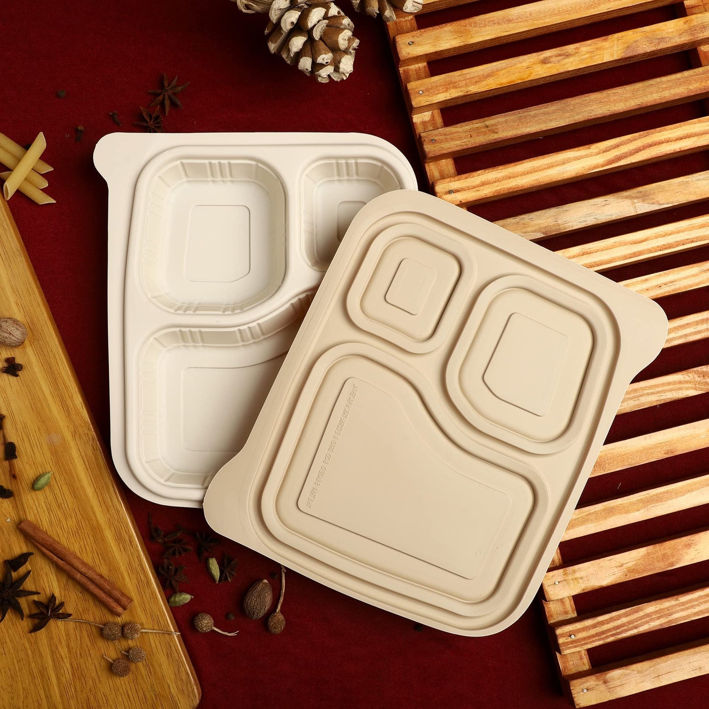 ECO - BIO CORNSTARCH 6 CP TRAY