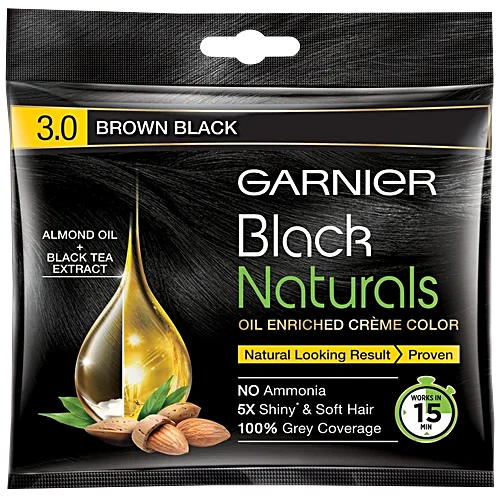 HAIR COLOR GARNIER BLACK BROWN