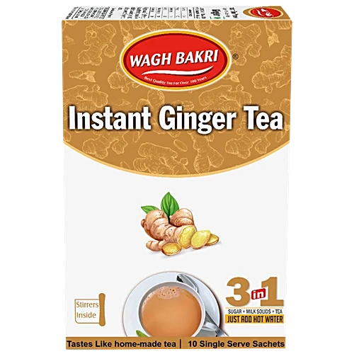 TEA WB INSTANT GINGER TEA BAGS 3 IN 1