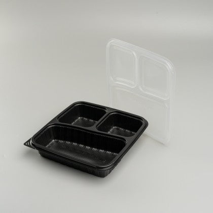 3 Compartment Container with Lids