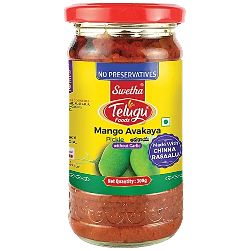 SWETHA-Cut Mango Pickle-Without Garlic
