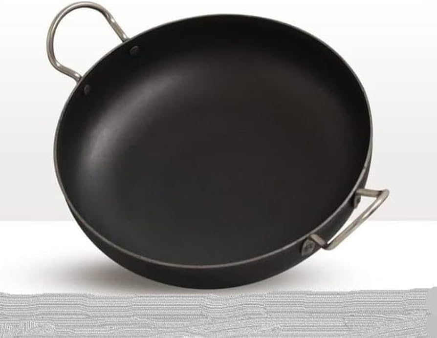 MANTRA IRON KADAHI FLAT BOTTOM