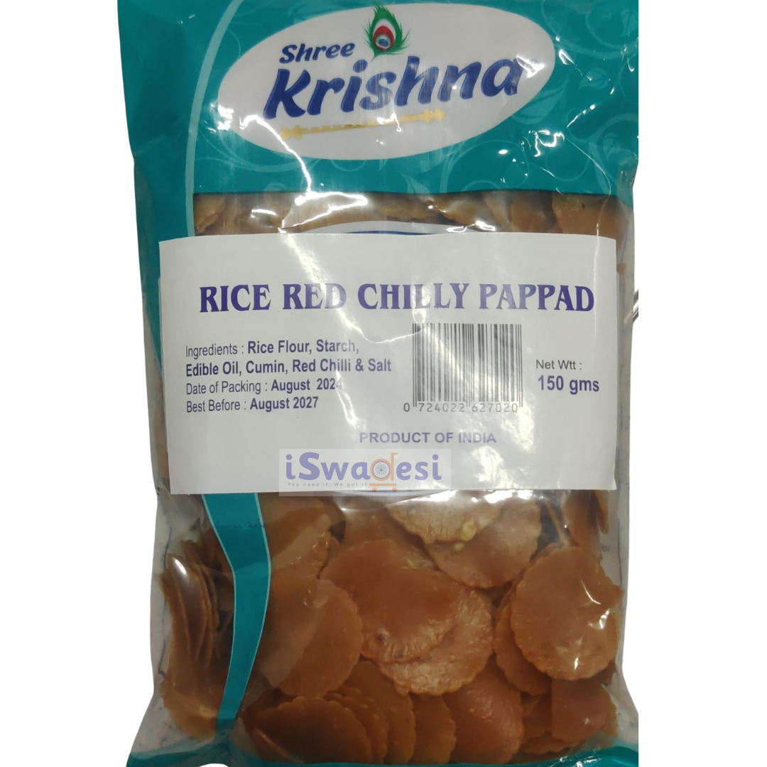 SK Rice Papad Red Chilli
