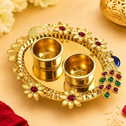 MEGH POOJA THALI BIG F(NO 9)