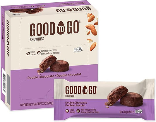 Good To Go Bars Brownies Double Chocolate Chip