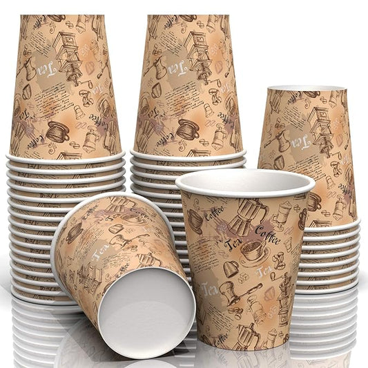 CF 8OZ HOT CUPS 50 PC
